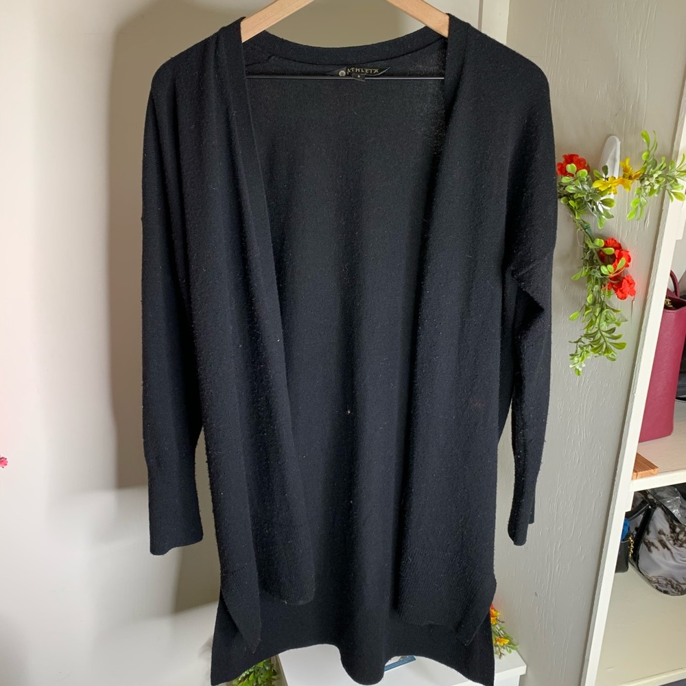Athleta Wool Long Cardigan